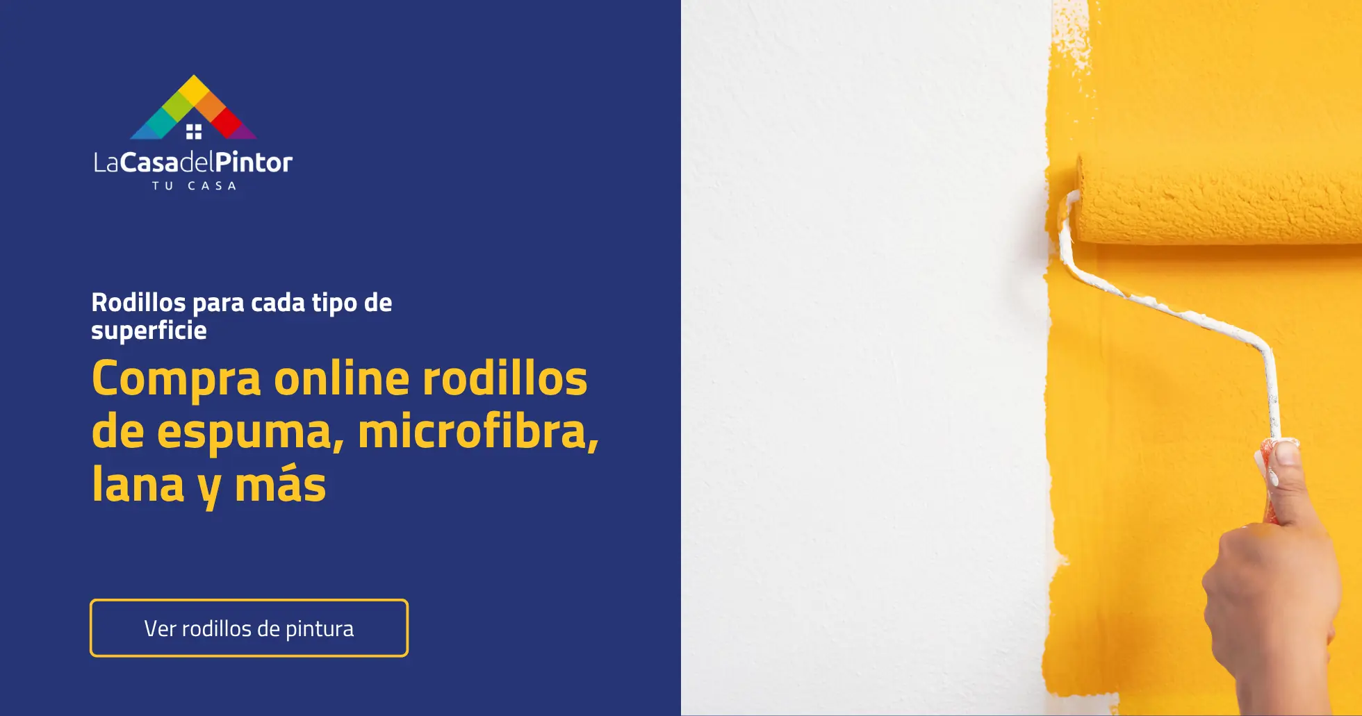 Compra rodillos en La Casa del Pintor