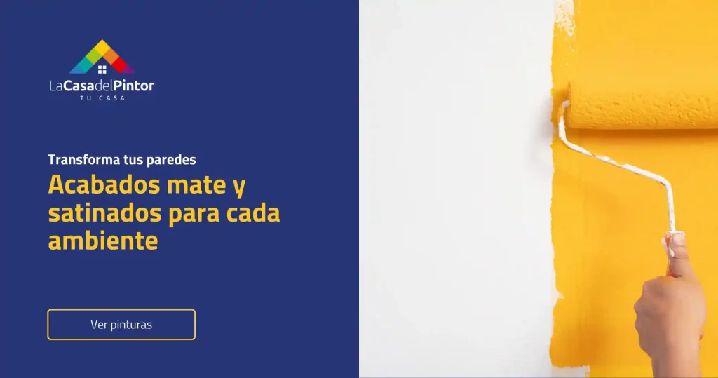 Pintura mate o satinada